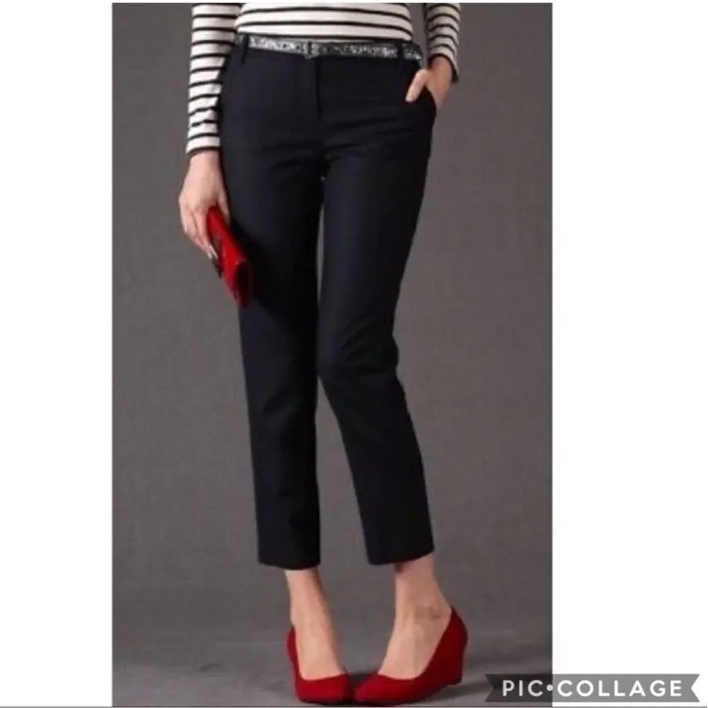 NWT Boden Straight Leg Cropped Wool Pants